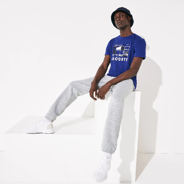 lacoste fleece track pants