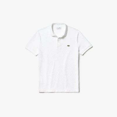 Shop Lacoste Men's Original L.12.12 Slim Fit Polo - 4xl - 9 In White