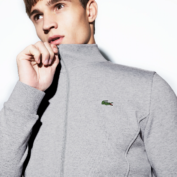 lacoste full zip sweater