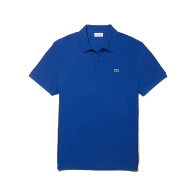 Shop Lacoste Men's Regular Fit Cotton Piqué Polo In Navy Blue