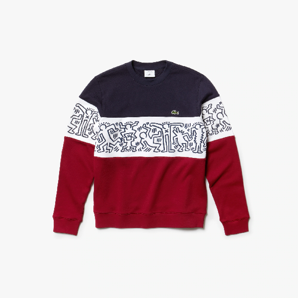 lacoste x keith haring sweater