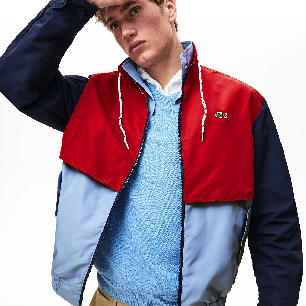 baby blue windbreaker mens