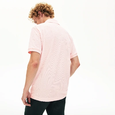 Shop Lacoste Men's Original L.12.12 Petit Piquã© Cotton Polo - L - 5 In Pink