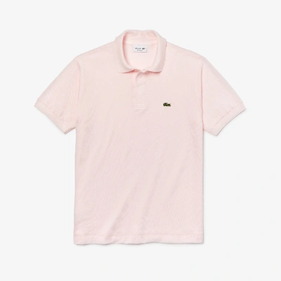 Shop Lacoste Men's Original L.12.12 Petit Piquã© Cotton Polo - M - 4 In Pink