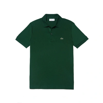 Lacoste Regular-fit Cotton Pima Polo Shir In Green