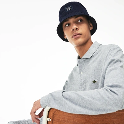 Lacoste Marl Long-sleeve Original L.12.12 Polo - Xs - 2 In Grey