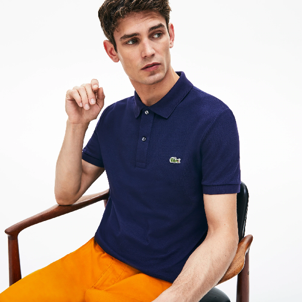 men's lacoste slim fit polo shirt