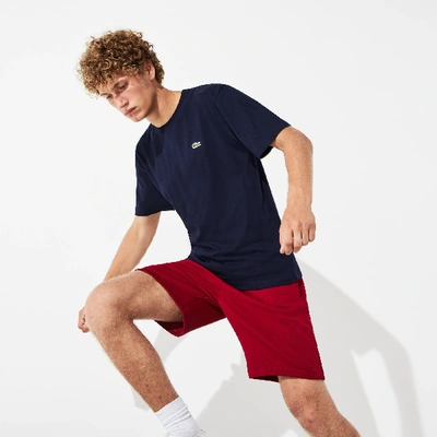 Lacoste Men's Ultra Dry Cotton Sport T-shirt - S - 3 In Blue