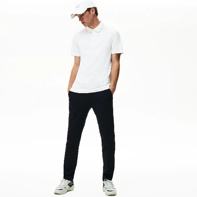 Shop Lacoste Men's Stretch Cotton Smart Paris Polo - Xxl - 7 In White