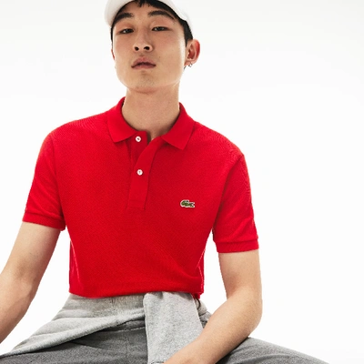 Lacoste Red Classic Polo In Red