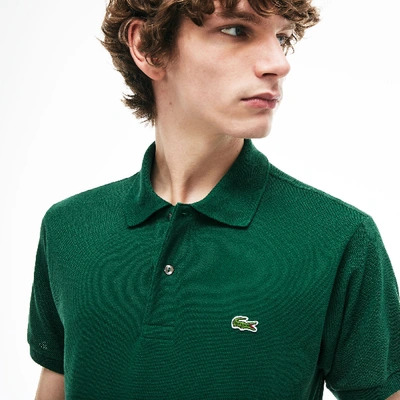 Lacoste Regular-fit Cotton Pima Polo Shir In Green