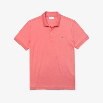 Shop Lacoste Men's Regular Fit Soft Cotton Polo In Pink