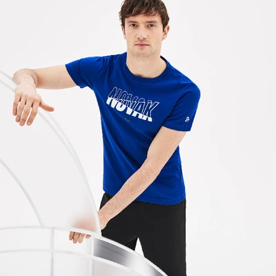 Lacoste Men's Sport Novak Djokovic Crew Neck Print Tech Jersey T-shirt In  Blue,white | ModeSens