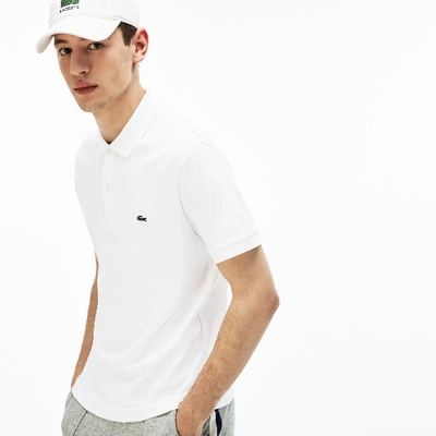 Shop Lacoste Men's Regular Fit Ultra Soft Cotton Jersey Polo - 4xl - 9 In White