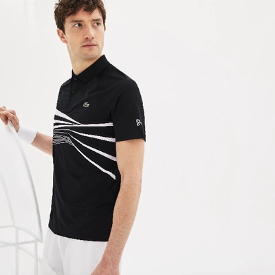 Lacoste Men's Sport Novak Djokovic Collection Tech Jersey Polo In  Black,white | ModeSens
