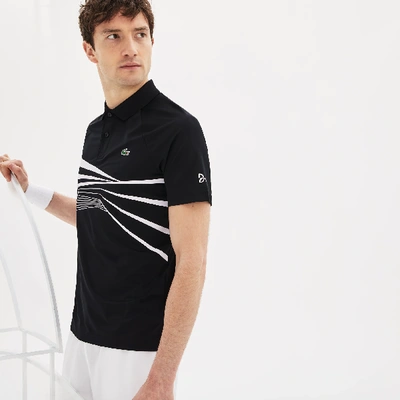 Pais de Ciudadania asistencia Estación de policía Lacoste Men's Sport Novak Djokovic Collection Tech Jersey Polo In  Black,white | ModeSens