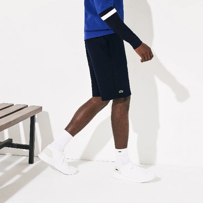 Shop Lacoste Men's Sport Tennis Fleece Shorts - 4xl - 9 In Blue