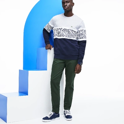 Lacoste Men's Keith Haring Print Fleece Sweatshirt In Navy Blue / White /  Grey Chine | ModeSens