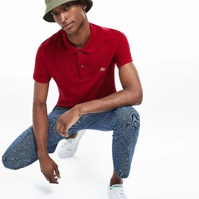 Lacoste Men's Slim Fit L.12.12 Piqué Polo - Xxl - 7 In Red