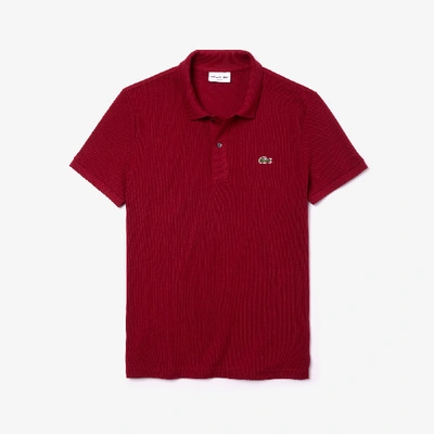 Lacoste Men's Slim Fit L.12.12 Piqué Polo - Xxl - 7 In Red