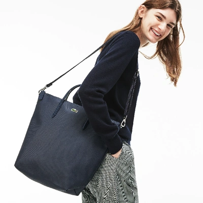 Lacoste dual carry online tote bag