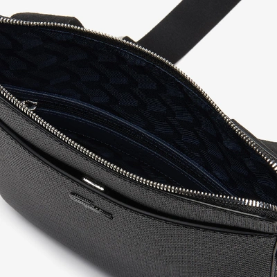 Lacoste Men's Chantaco Leather Shoulder Bag - One Size In Black