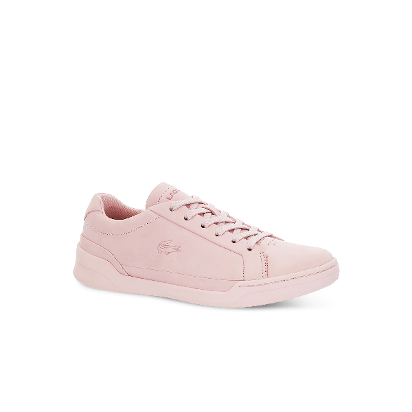 lacoste pink leather sneakers
