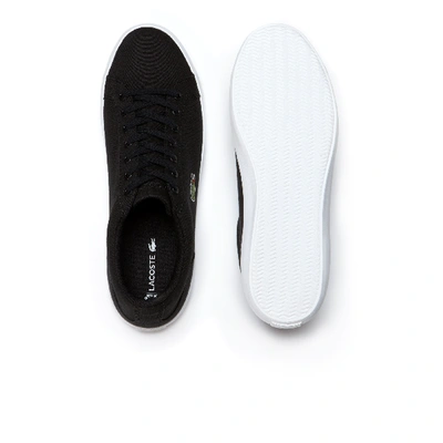 Shop Lacoste Men's Lerond Canvas Sneakers - 10.5 In Black