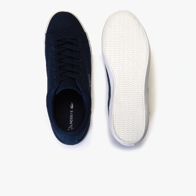 Shop Lacoste Men's Lerond Canvas Sneakers - 10 In Blue