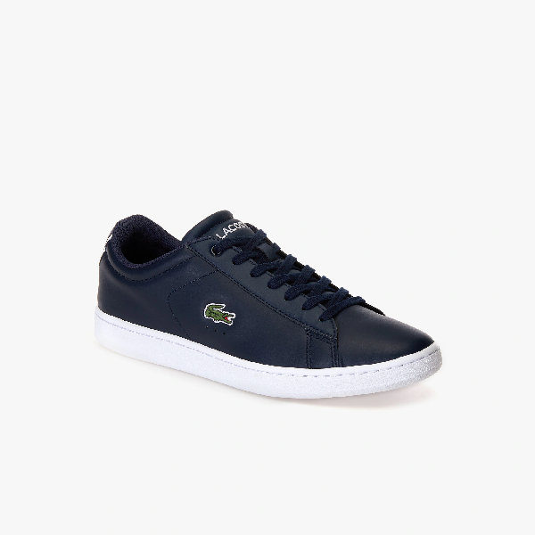 Lacoste Men's Graduate Leather And Synthetic Sneakers In Navy/white |  ModeSens