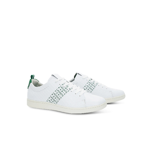 lacoste carnaby evo embossed leather