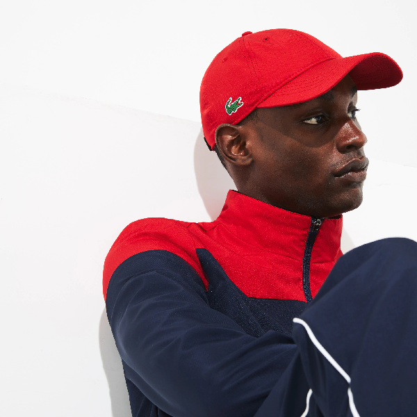 lacoste taffeta cap