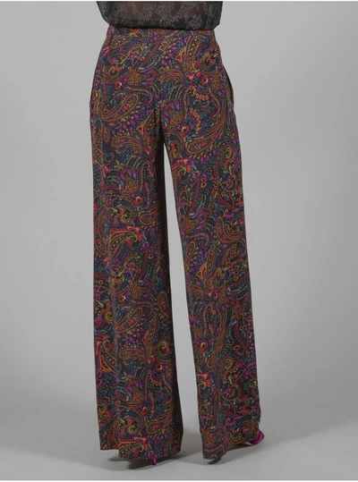 Shop Robert Graham Women's Cora Paisley Printed Silk Pants Size: 12 By  In Multicolor