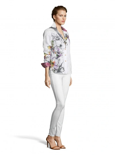 Shop Robert Graham Women's Limited Edition Priscilla Embroidered Shirt In White Size: Xs By