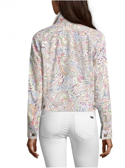 Shop Robert Graham Women's Evie Paisley Printed Suede Jacket Size: M By  In Multicolor