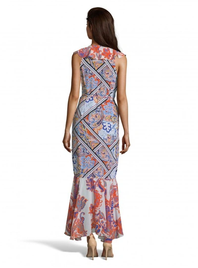 Shop Robert Graham Women's Sophia Paisley Mixed Print Dress Size: 12 By  In Multicolor