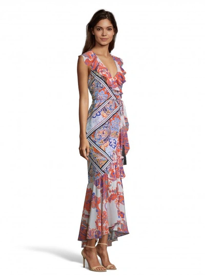 Shop Robert Graham Women's Sophia Paisley Mixed Print Dress Size: 12 By  In Multicolor