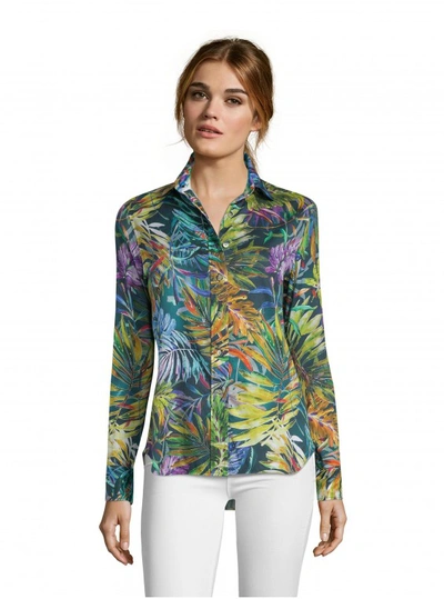 Shop Robert Graham Women's Carmen Shirt Size: Xs By  In Multicolor