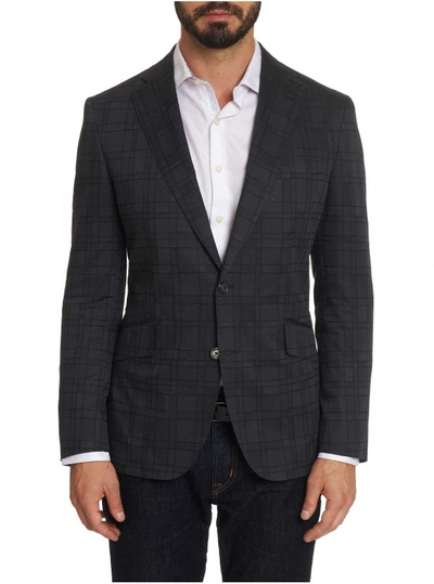 Shop Robert Graham Men's Nestor Sport Coat In Black Size: 48r By