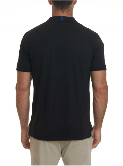 Shop Robert Graham Men's Westan Polo Shirt In Black Size: 3xl By