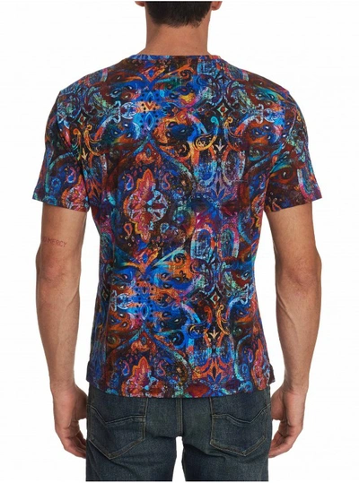 Shop Robert Graham Men's Scrolls Tee Shirt Size: 2xl By  In Multicolor