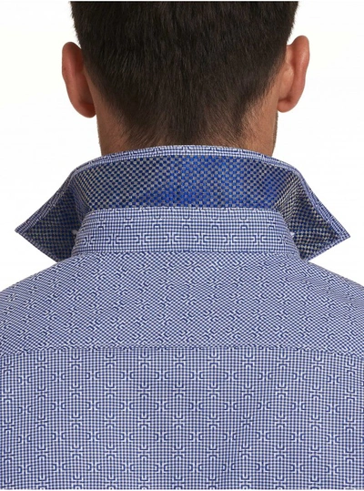 Shop Robert Graham Men's Perran Sport Shirt In Size: 3xl By  In Blue