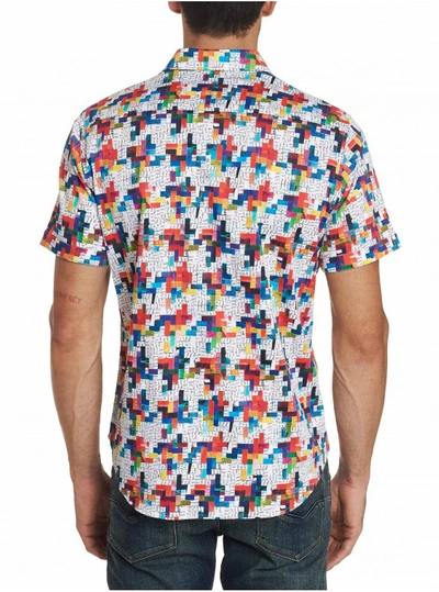 Shop Robert Graham Men's Ransom Note Short Sleeve Shirt Size: 4xl By  In Multicolor