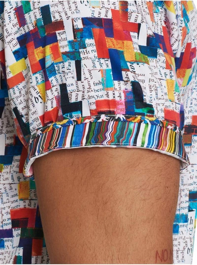 Shop Robert Graham Men's Ransom Note Short Sleeve Shirt Size: 4xl By  In Multicolor