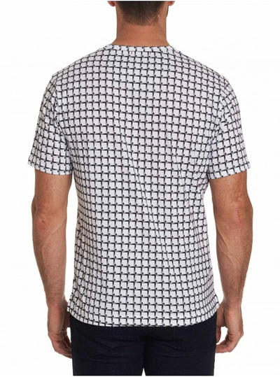 Shop Robert Graham Men's Mindblown Tee Shirt In Navy Size: 3xl By