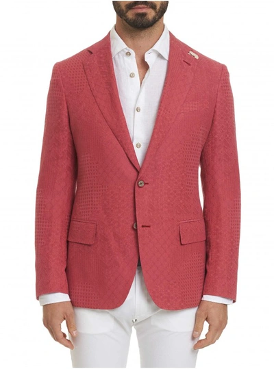 Shop Robert Graham Men's R Collection Falco Sport Coat In Red Size: 46r By