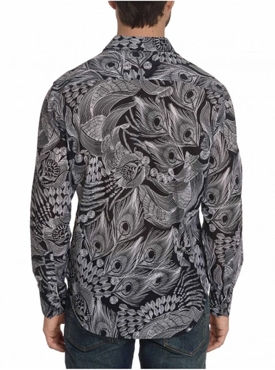 Shop Robert Graham Men's Samson & Delilah Sport Shirt In Black Size: 4xl By