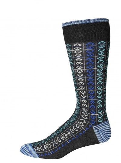 Shop Robert Graham Men's Prewitt Socks In Navy By