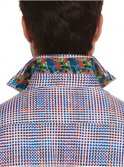 Shop Robert Graham Men's Straton Sport Shirt Big Size: 4xl Big By  In Multicolor