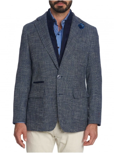 Shop Robert Graham Men's Downhill Sport Coat In Size: 44l By  In Blue